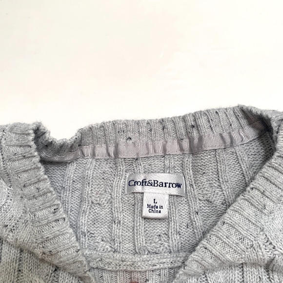 Croft & Barrow Sweater w/ Button Details - Picture 2 of 6